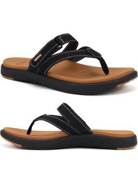 Comfortable Orthopedic Flip Flops with Arch Support for Yoga & Walking Sandals